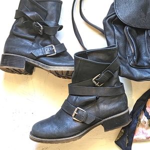 Lucky brand motorcycle boots